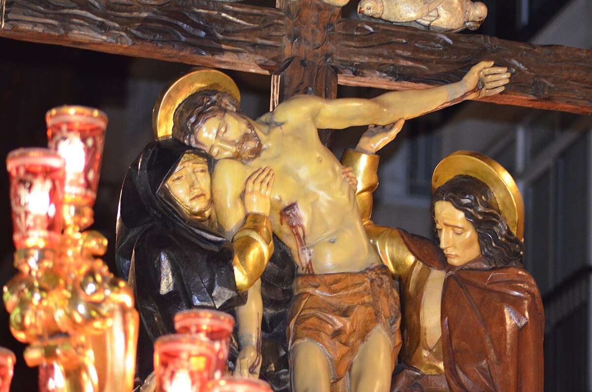 Grupo del Descendimiento de Capuz en la Semana Santa de Cartagena
